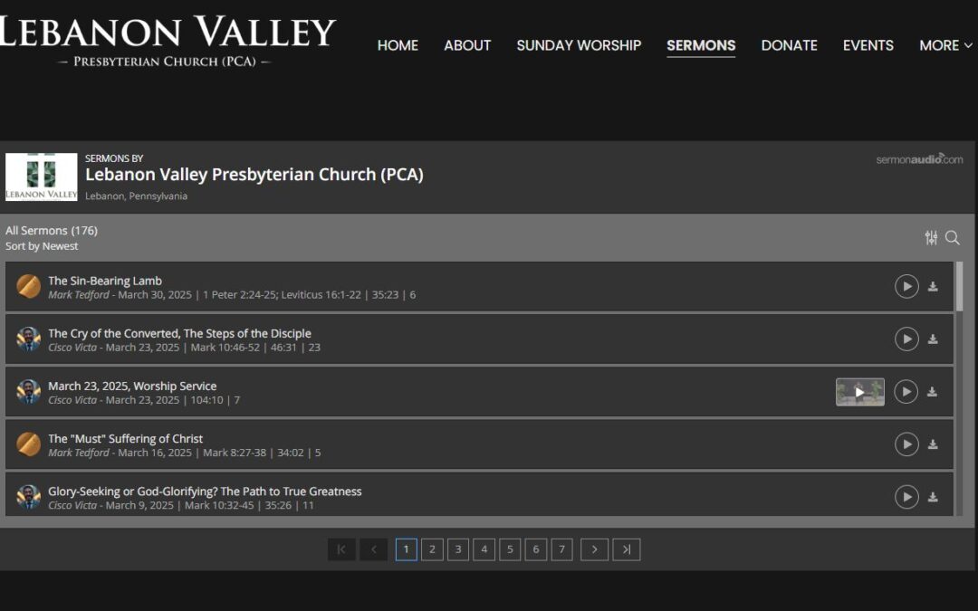 Lebanon Valley PCA Church